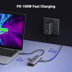 7 In 1 Network Device Gigabit Ethernet Adapter 100W PD Charging