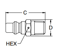 Industrial Plants 350psi Compressed Air Quick Connect