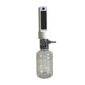 Medical oxygen flow meter with humidifier portable oxygen inhaler