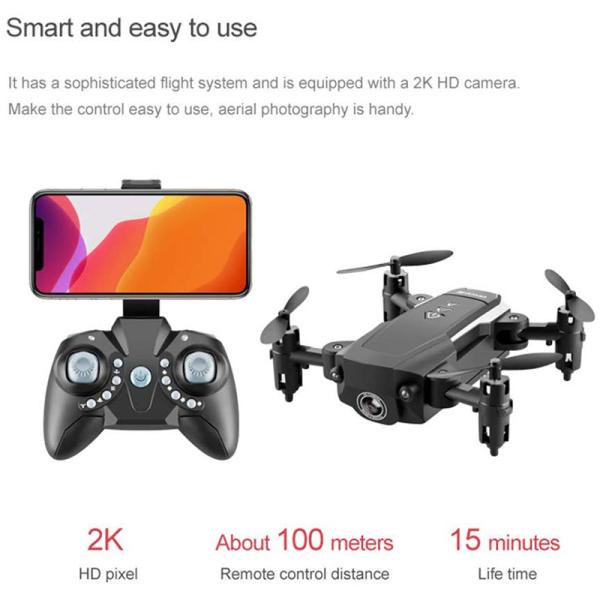 Foldable 120° 800mah Headless Portable FPV RC Drone