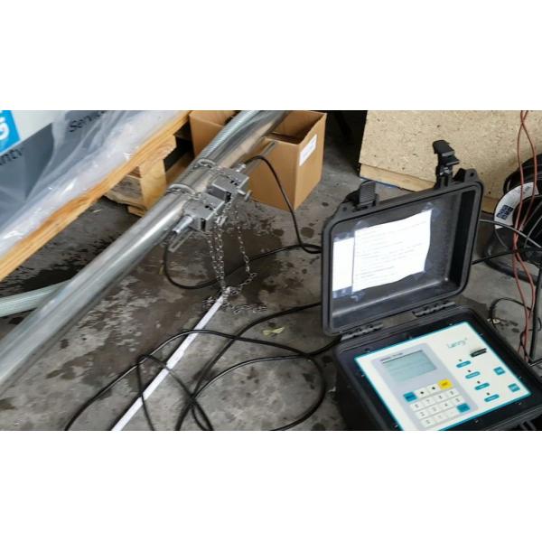 Battery Power Portable Ultrasonic Flow Meter with Data Logger