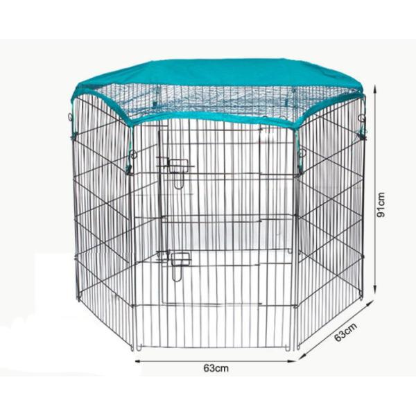 63x91 CM x 6pcs Wire Mesh Small Size Dog Kennel with Shelter or w/o Shelter,Pet Cages,Carriers & Houses,Welded Mesh