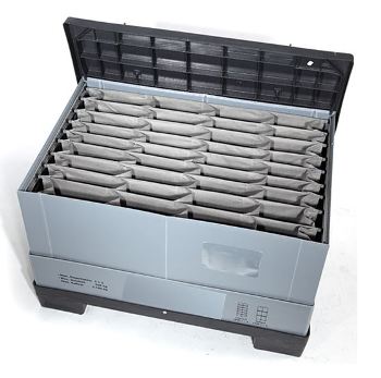 500kg Grey PP Corrugated Pallet Box Heavy Duty Warehouse Storage