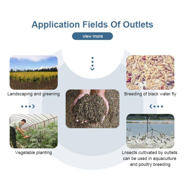 Daily 1000kg Restaurant Food Waste Disposal Unit Microbial Organic Compost Machine