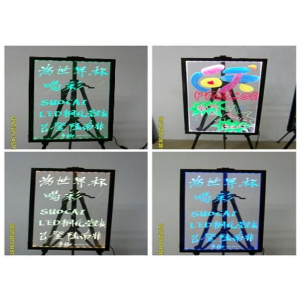 Full Color LED Writing Boards Flashing Transparent Illuminated Billboard Design Signs