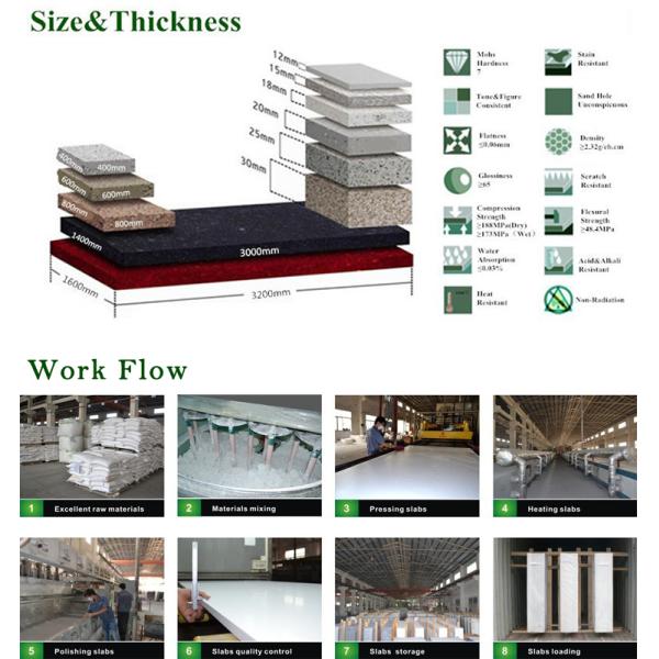 Dark Blue Solid Stone Countertops 2.5 G / Cm3 Bulk Density 3250 X 1650mm Max Size