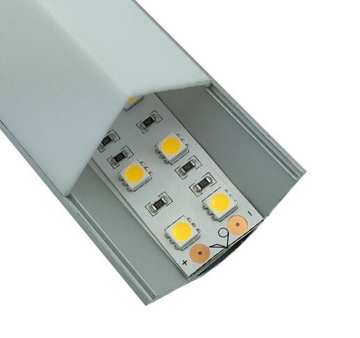 LED aluminum extrusion profile 1/2/3 meter length U type Corner aluminum led profiles made from shenzhen