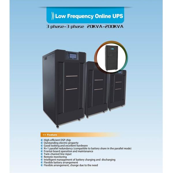 High Efficient Low Frequency Online UPS For Small And Medium Sized Data Centers
