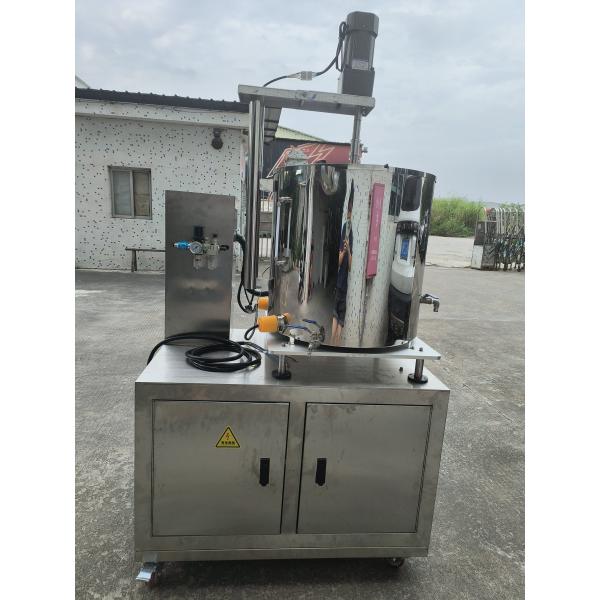 Servo Double Head Filling Machine For Creams 5KW 80L Drum Volume