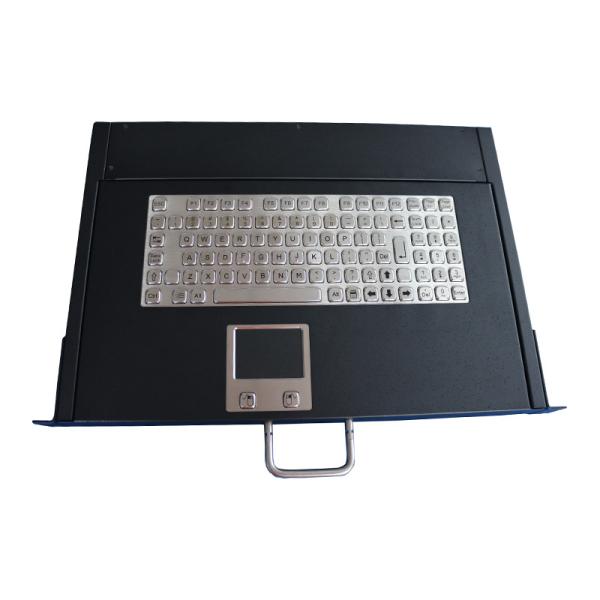 Quality Dynamic 95 Keys Industrial Keyboard With Touchpad 19" Rack Mount for sale