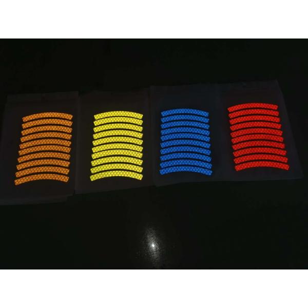 Colorful Reflective Tape Stickers Diamond Grade Cutting Sheet Personalized Logo