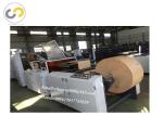 Roll feeding square bottom bread paper bag making machine with PP window, pp