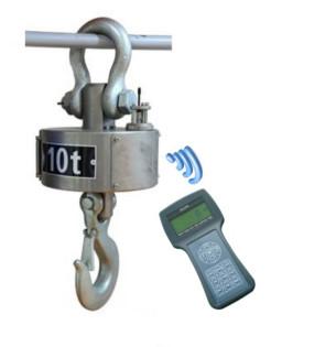 Quality 50 Ton Electronic Wireless Crane Scale With Hook for sale
