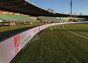 High Stability P10 Stadium Perimeter LED Display AC105 - 235V Input Voltage