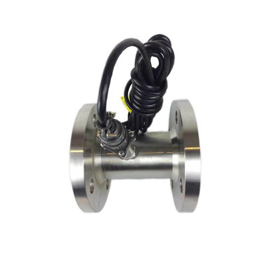 Quality 4-20ma output water 3 inch pipe hydraulic turbine flow meter without display for sale