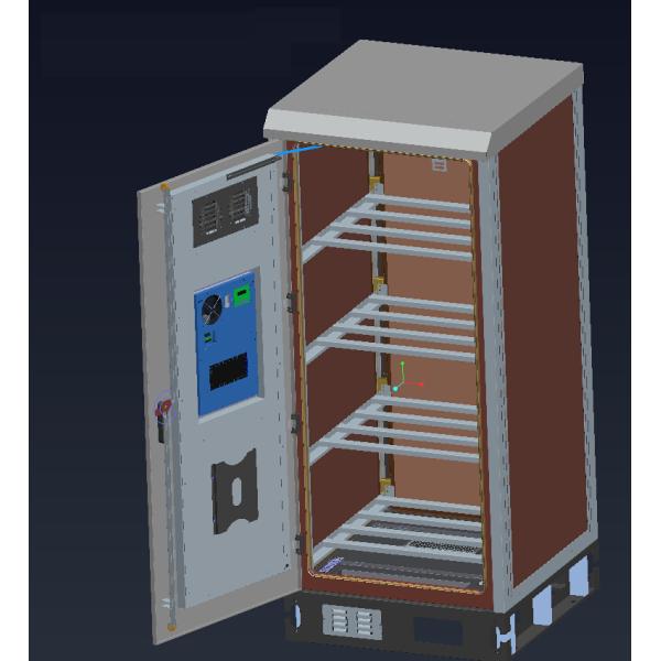 Professional Outdoor Rack Cabinet Custom Electrical Enclosures ET9090210-BA