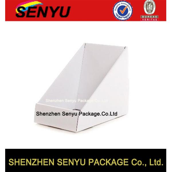 Template Printed Cardboard Display Stands Promotional POP Size Adjustable