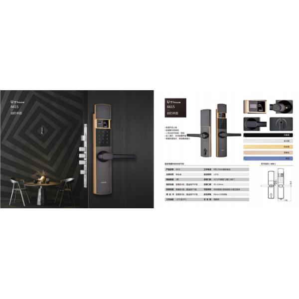 High Security Anti Theft Smart Door Lock Wifi Biometric Intelligent Electronic Fingerprint