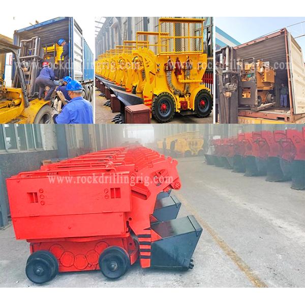 Z Series Rock Loader machine High Performance Underground Tunnel Mucking Machine