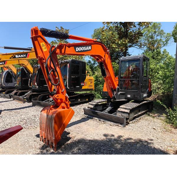 6 Ton Used Doosan DH60 Excavator With 0.2m³ Bucket Capacity