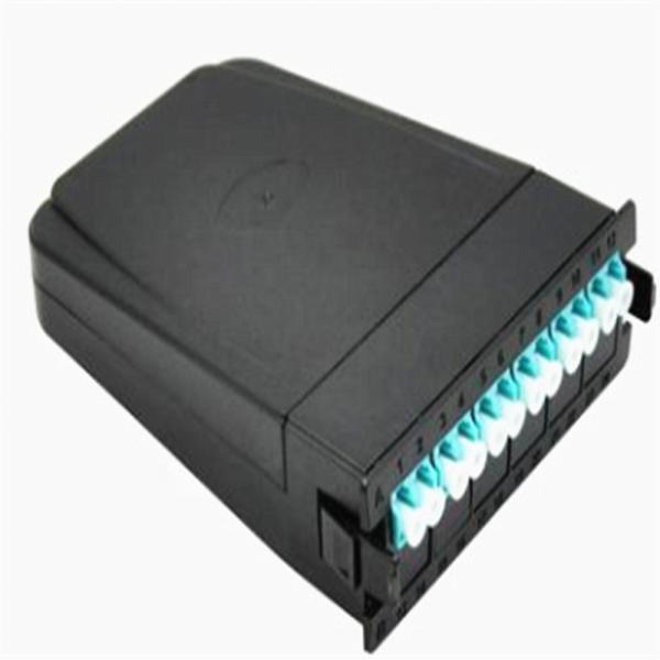 Fiber optic 40g 100g OM3 MTP MPO cassette mpo box