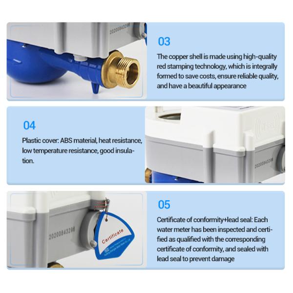 Single Jet Smart Ic Card Pre Paid Water Meter