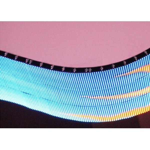 Waterproof Curved LED Screen P10 Flexible LED Stage Backdrop Rental 10000 Dot/M2