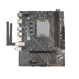 China PCWINMAX H610 Wifi DDR4 LGA 1700 Socket mATX Motherboard for 12th 13th 14th Gen Intel Core i3 i5 i7 on sale