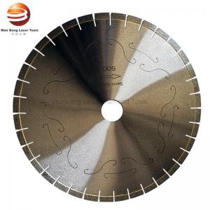 Wholesale 500mm 600mm Laser Cut Semi Silent Diamond Stone Cutting Blades for Granite from china suppliers