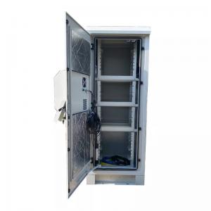 Wholesale 2.1M Double Wall Outdoor Telecom Cabinets 42U Network Cabinet DC48V from china suppliers