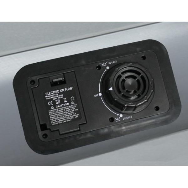 Flocked PVC Inflatable Sleeping Mat Portable Air Mattress With Pump