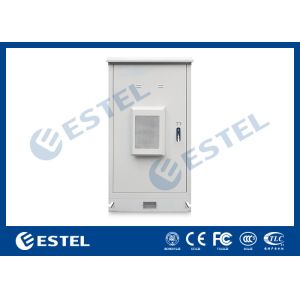 Dustproof Rainproof Outdoor Battery Cabinet , Outside Base Station Cabinet