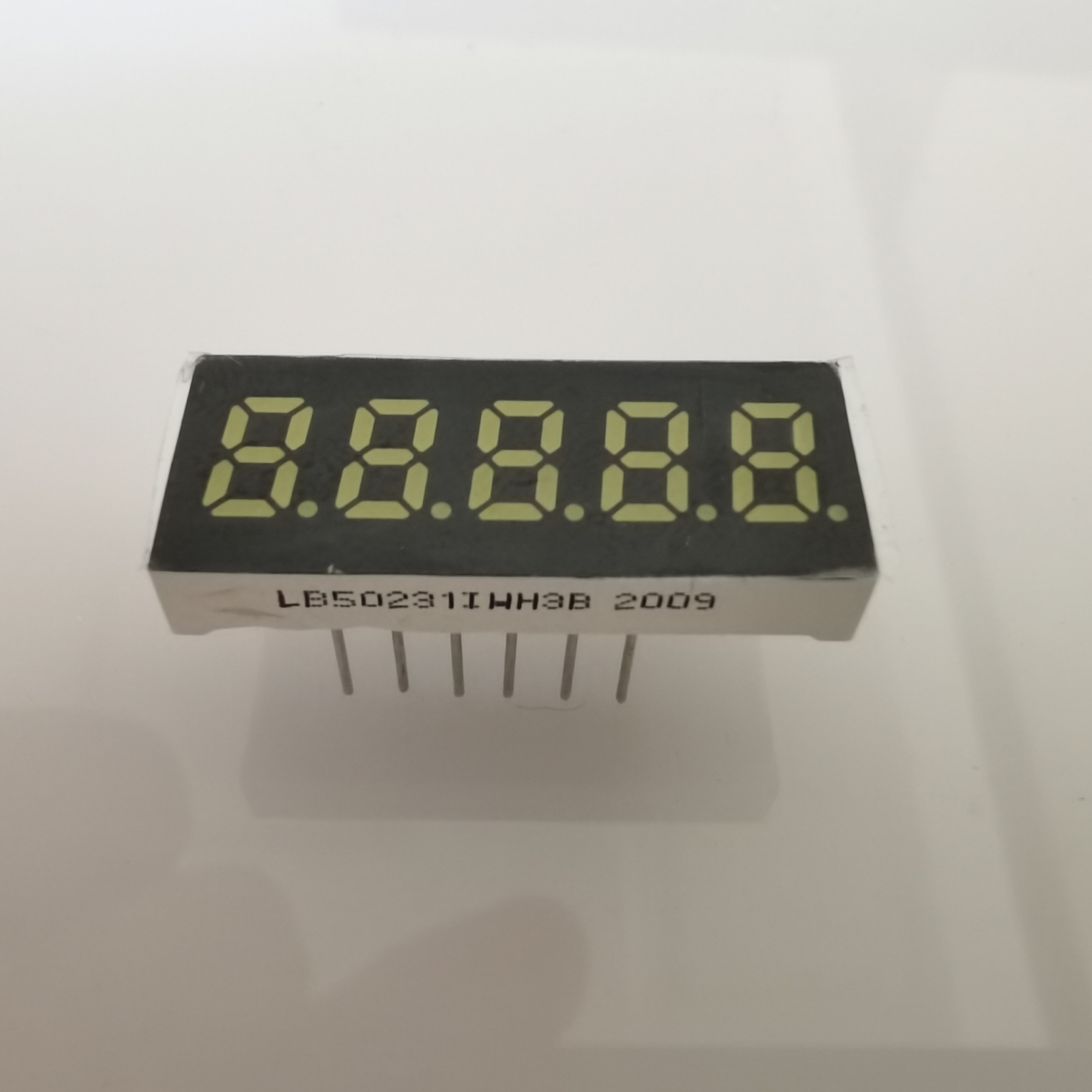 5 Digit 20mA 120mcd 0.23'' Common Anode LED Display