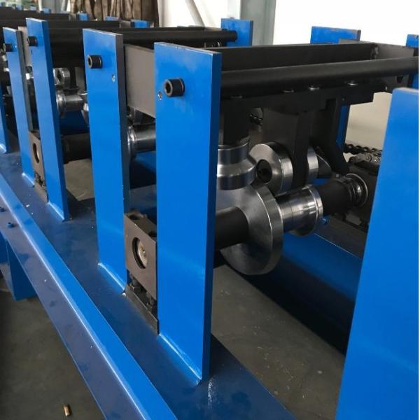 Customized Round Gutter Downspout Roll Forming Machine PLC Control