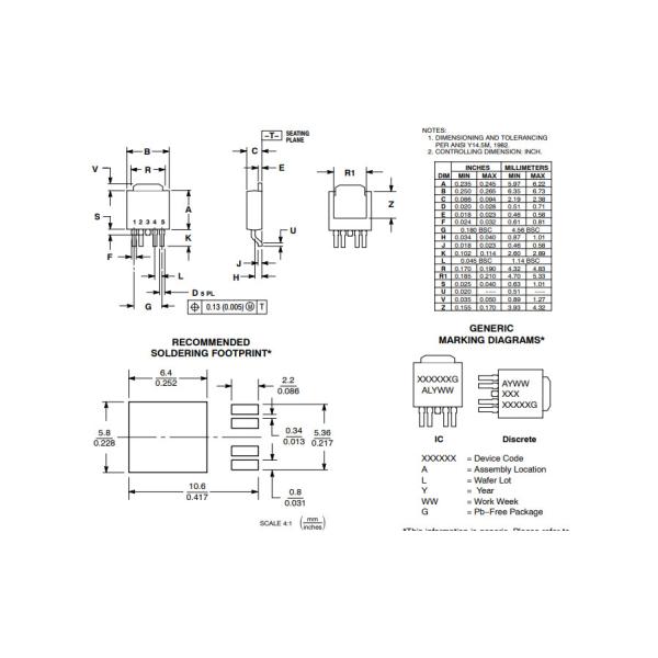 Electronic components Linear Voltage Regulator IC Positive Adjustable 1 Output 400mA D2PAK-5 IC NCV4276BDSADJR4G