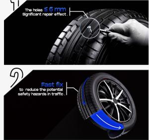 Emergency 450ml Puncture Seal Tire Inflator Car Tyre Sealant With MSDS