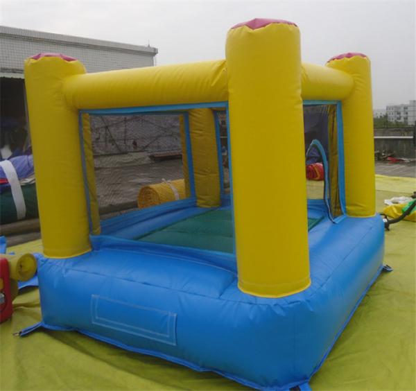 Quality PVC Tarpaulin Commercial Inflatable Bounce Houses UV resistance for sale