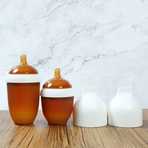 BPA Free Anti Colic 160ml 5oz Silicone Baby Feeding Bottle