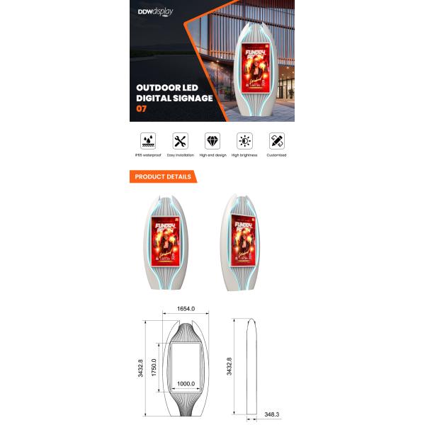 IP65 waterproof P4 P5 P6 P8 P10 10000nits mupi outdoor indoor display led digital signage