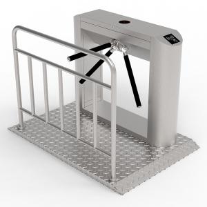 China Automatic Fingerprint Access Control Tripod Turnstile Face Recognition 304 Stainless Steel Security Anti-Explosion on sale