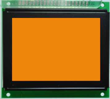 Orange Backlight Graphic LCD Display Module 128 X 64 Dots FSTN Transmissive