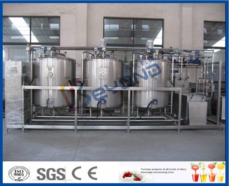 10tph Split Type Semi Auto CIP Cleaning System With SUS304 SS316 Material