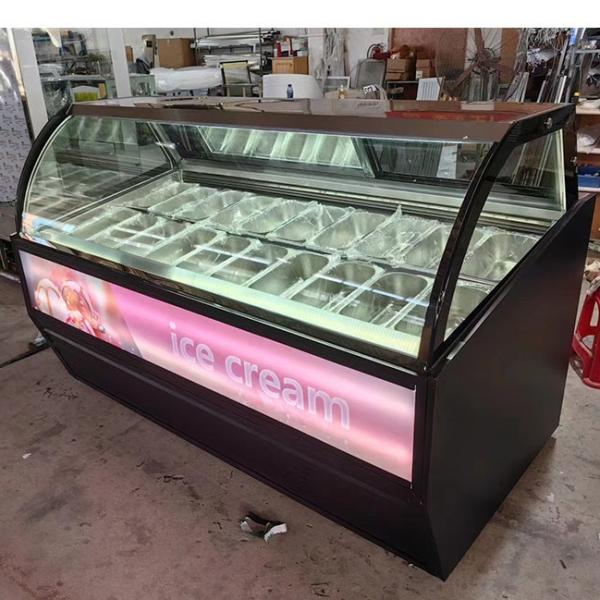 Ice Cream Shops/Supermarkets Use Storage Refrigeration To Display Ice Cream Display Refrigerators