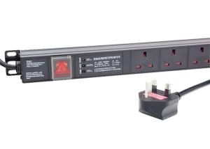 China Surge Protected Rack Mount Pdu With Individual Switches , Horizontal Server Rack Power Strip on sale