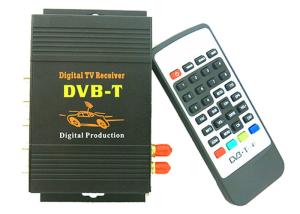 Wholesale DVB-T MPEG-4 Box 4 output, dual antenna Car DVB-T MPEG-4 Digital TV Dual Tuner dvb-t receiver Mini TV Box DVB-T618 from china suppliers