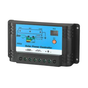 China 24V 10A PWM Solar Charge Controller For Lithium Battery on sale