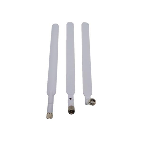 5dbi White 4g Lte Whip Rubber Antenna With Swivel Sma Male For 4g Wireless Router