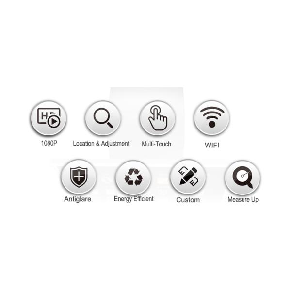 Advertisement Multi Touch Surface Table , Full HD Touch Screen Desk Totem Kiosk