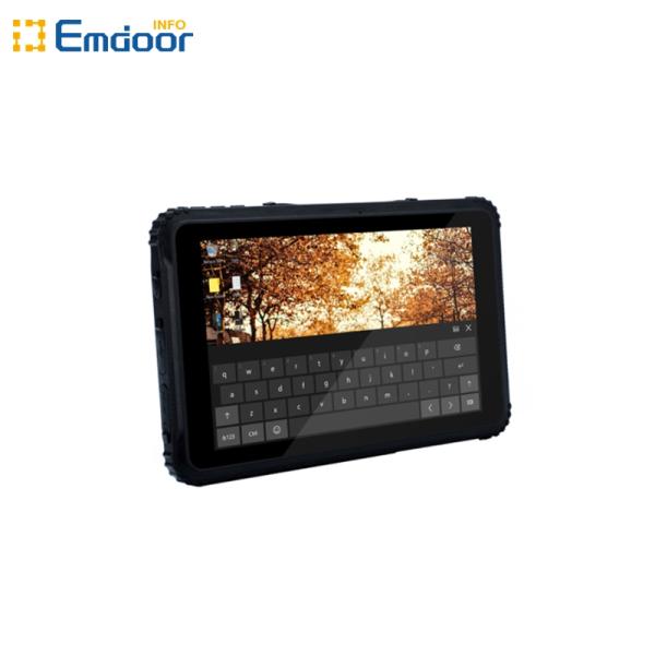 8 inch IP67 x86 Rugged Tablet with Win10 OS 4GB 64GB 4G LTE 7500mAh battery NFC reader