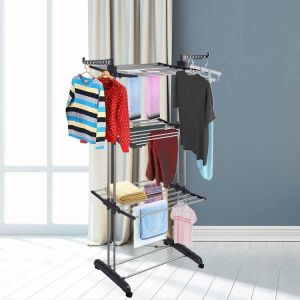 Wholesale Shoe Cabinet Floor Furniture Foldable Clothes Drying Rack Multifunctional from china suppliers